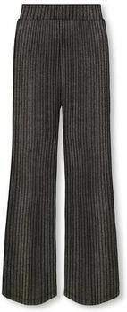 ONLY KIDS GIRL wide leg casual broek zwart lichtgoud