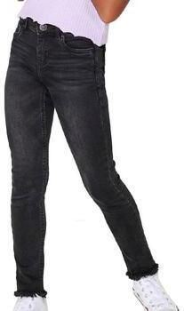 Only KIDS skinny jeans KONBLUSH black denim Zwart Meisjes Stretchdenim 140 - Foto 6