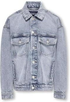 Only KIDS BOY spijkerjas KOBRICK light blue denim Blauw Effen 128