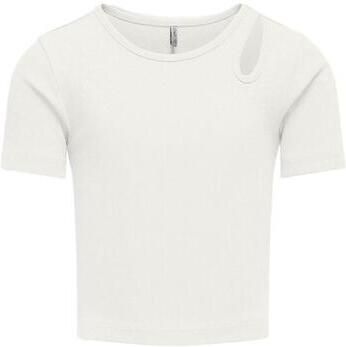 KIDS ONLY Shirt met korte mouwen KOGNESSA S S CUT OUT TOP BOX JRS NOOS met geweldige cut-out op de linkerschouder - Foto 4