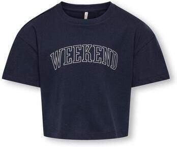 ONLY KIDS GIRL T-shirt donkerblauw - Foto 3