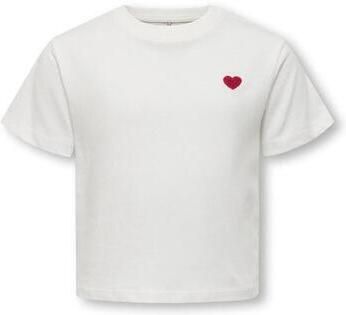 Only Regular fit T-shirt van puur katoen model 'MAIKEN LIFE HEART'