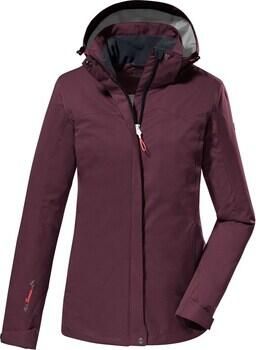 Killtec Outdoorjack KOS 133 WMN JCKT Water- en winddichte damesjack met afneembare capuchon PFAS-vrij
