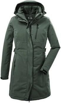 Killtec Parka KOW 165 WMN PRK Water- en winddichte parka met teddyfleece en afneembare capuchon