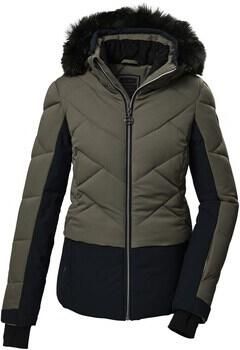 Killtec Ski-jack KSW 102 WMN SKI QLTD JCKT Stijlvolle ski-jas waterafstotend afneembare kunstbontkraag