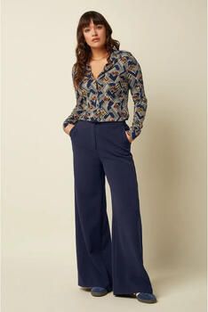 King louie Broek Blouse Leia 10928 Evening Blue