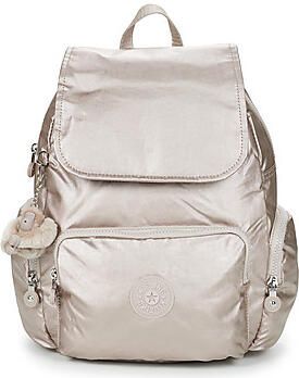 Kipling City Zip Rugzak Zilver Vrouwen Gray Dames