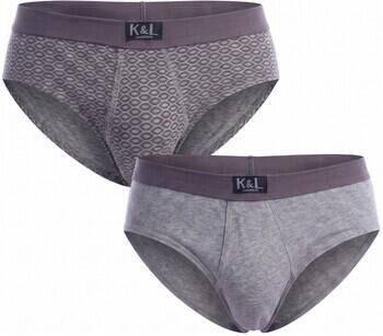 Kisses And Love Boxers KLS4-2010-GRAY