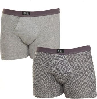 Kisses And Love Boxers KLB3-2011-GRAY