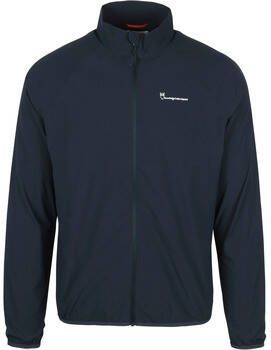 Knowledge Cotton Apparel Trainingsjack Basswood Jas Donkerblauw