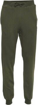 Knowledge Cotton Apparel Broek Teak Joggingsbroek Donkergroen