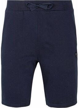 Knowledge Cotton Apparel Broek Teak Sweat Shorts Donkerblauw