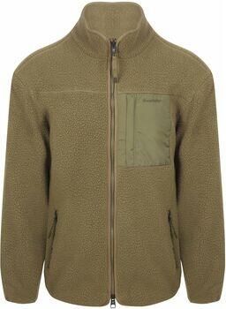 Knowledge Cotton Apparel Fleece Jack Vest Fleece Olive