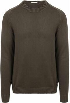 Knowledge Cotton Apparel Sweaters Pullover Olive