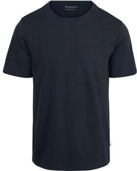 Knowledge Cotton Apparel T-shirt Navy