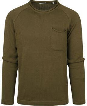 Knowledge Cotton Apparel KnowledgeCotton Apparel Sweater Groen Heren