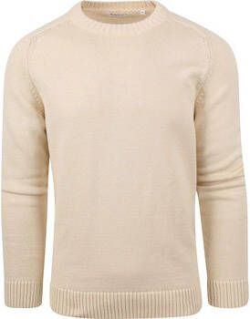 Knowledge Cotton Apparel Sweater Pullover Ecru