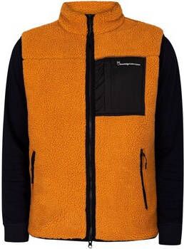 Knowledge Cotton Apparel Trainingsjack Gilet van teddyfleece
