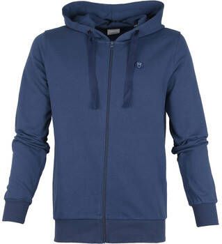 Knowledge Cotton Apparel Sweater Elm Vest Donkerblauw