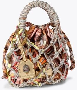 Kurt Geiger London Handtas Macrame Crystal Bag