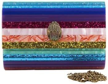 Kurt Geiger Feestelijke Eagle Clutch met Glitter en Marmer Multicolor Dames - Foto 4