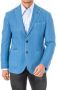 LA MARTINA Blauwe Americana Jas met Lange Mouwen Blue Heren - Thumbnail 1