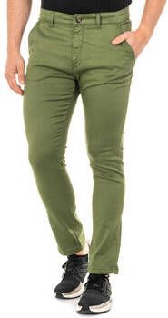 LA MARTINA Groene broek met knoop- en ritssluiting Green Heren