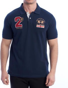 LA MARTINA Heren Polo Shirt Klassieke Stijl Blue Heren