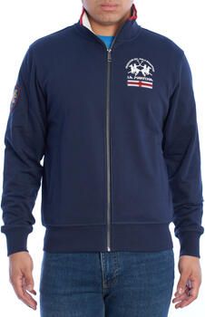 LA MARTINA Heren Zip-Up Sweatshirt met Klassiek Design Blue Heren