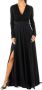 LA MARTINA Navy Blauwe Jurk met Lange Mouwen en Ritssluiting Black Dames - Thumbnail 1