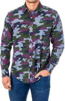 LA MARTINA Multicolor Camouflage Overhemd met Lange Mouwen Multicolor Heren
