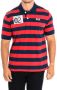 LA MARTINA Korte Mouw Polo in Rood-Marineblauw Red Heren - Thumbnail 1