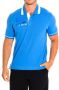 LA MARTINA Blauw-Wit Kortemouw Polo Shirt Blue Heren - Thumbnail 1
