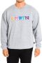 LA MARTINA Witte Heren Sweatshirt met Geborduurd Logo Gray Heren - Thumbnail 1