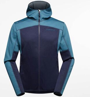 La sportiva Fleece Jack Cosmic Hoody M L69 643642 Deep Sea Hurricane