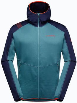 La sportiva Fleece Jack Session Tech Hoody M L70 643642 Deep Sea Hurricane