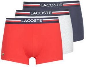 Lacoste 3 pack Boxershorts Donkerblauw Rood Heren