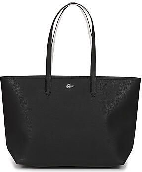 Lacoste Anna rits tote tas in zwart Black Dames