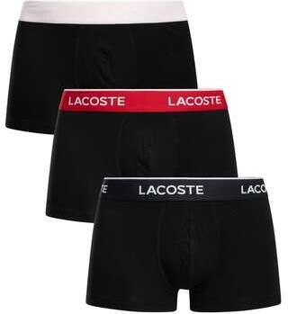 Lacoste Boxers Katoenen stretchstrunks van 3 stuks