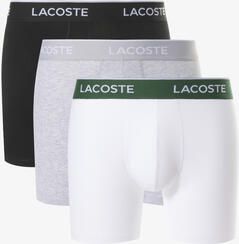 Lacoste Boxershort met elastische band met label in een set van 3 stuks