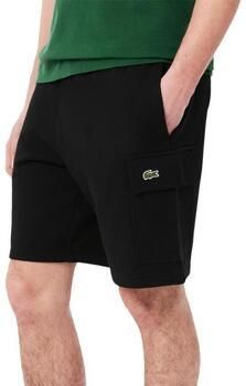 Lacoste Biologische katoenen shorts Regular Fit Black Heren - Foto 3