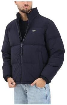 Lacoste Regular fit donsjack met opstaande kraag en geïntegreerde capuchon