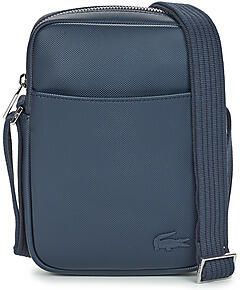 Lacoste Klassieke Heren Schoudertas met Krokodil Blue Heren