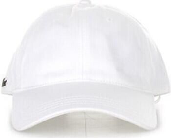 Lacoste Baseball Cap Twill Katoen Biologisch White