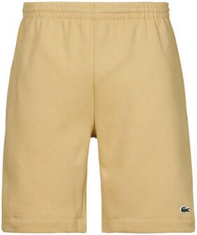 Lacoste Beige Katoenen Shorts met Krokodil Borduurwerk Beige Heren - Foto 2