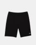 Lacoste Zwarte Katoenen Sweatshorts Krokodil Geborduurd Black Heren - Thumbnail 5