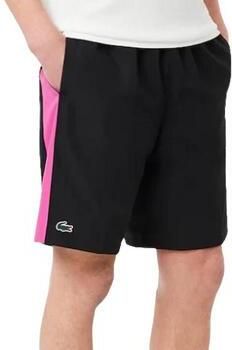Lacoste Back Logo Colour Block Shorts Black- Heren Black
