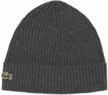 Lacoste Muts Knitted Muts Wol Antraciet - Foto 4