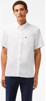 Lacoste Tijdloze Klassieke Witte Overhemd White Heren - Foto 3