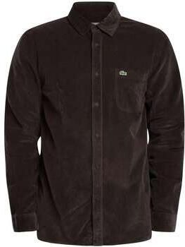 Lacoste Overhemd Lange Mouw Regular Fit Corduroy Overhemd